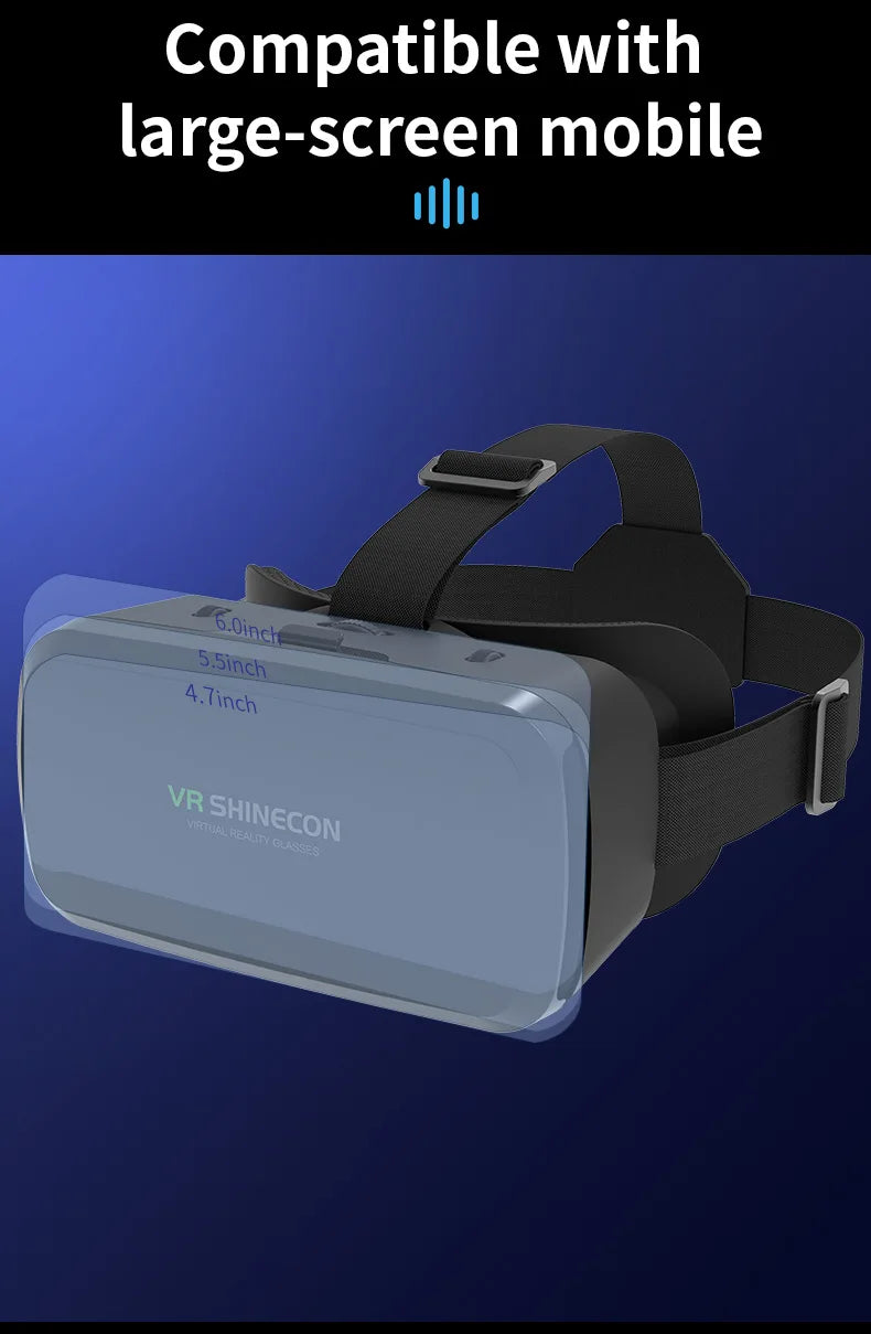 Gafas VR, Auriculares 3D, Dispositivos de Realidad Virtual, Casco, Lentes Viar, Gafas para Teléfono Inteligente, Controlador de Juegos Inteligente, Set de Visión