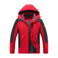 Chaqueta repelente al agua para hombre, para primavera y otoño, resistente al viento y al desgaste, con capucha desmontable, adecuada para actividades al aire libre como camping, pesca, montañismo y senderismo.