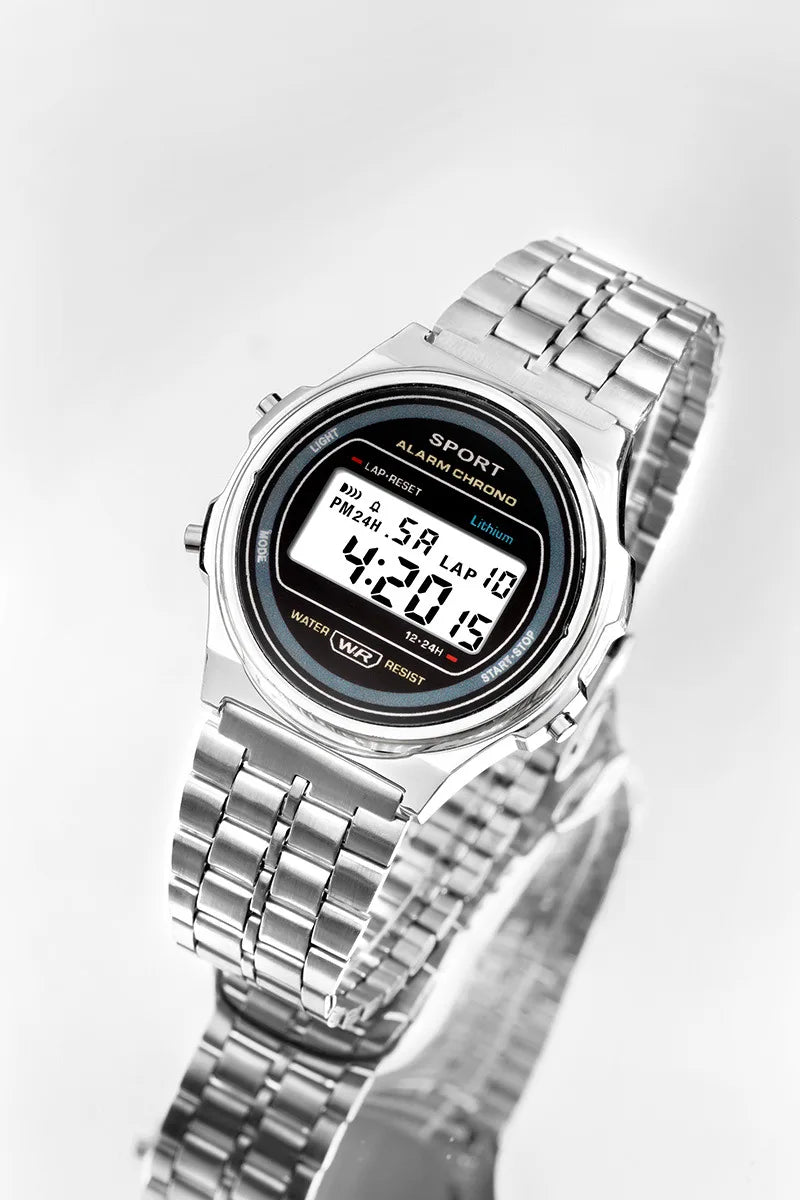 Reloj Electrónico LED Digital Multifunción Retro