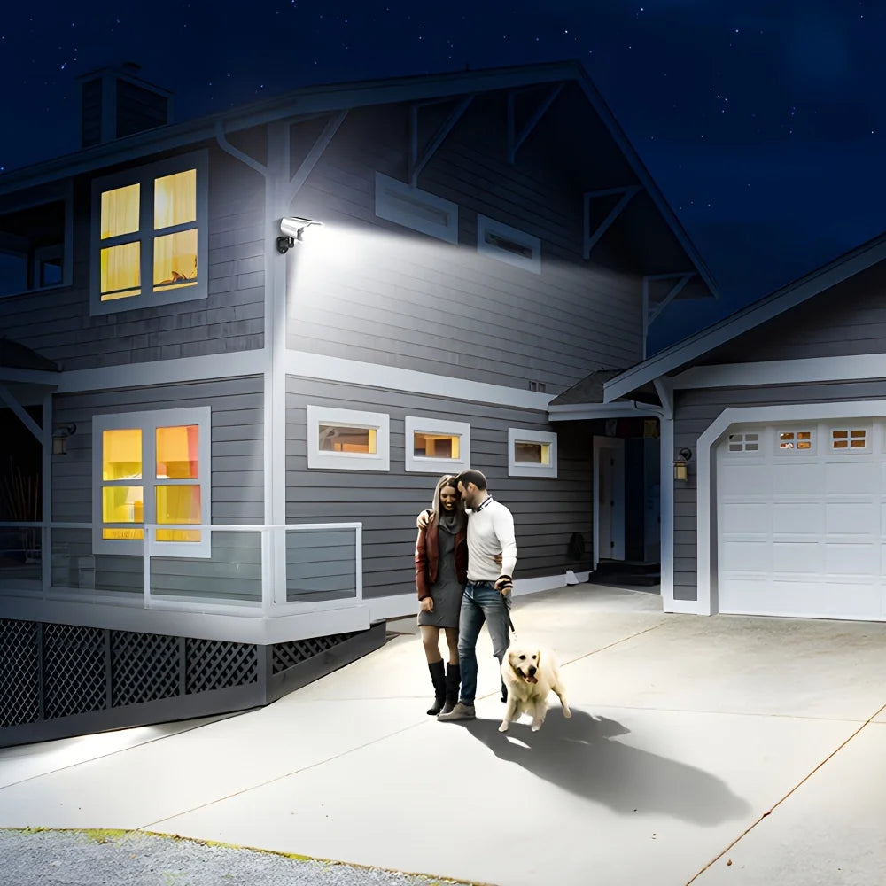 Luz Solar con Sensor de Movimiento para Exterior 77LED Reflector