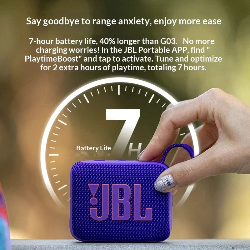 Parlante Bluetooth JBL Go 4 Portátil Impermeable