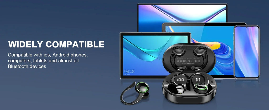 Auriculares Bluetooth 5.4 Deportivos 50h Graves