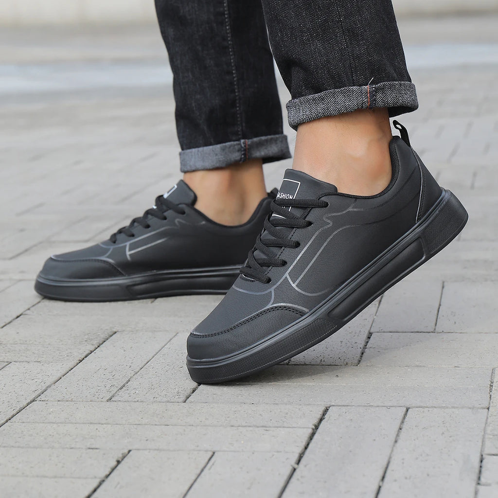Zapatos ligeros para correr para hombre, zapatillas informales cálidas para invierno, cómodos zapatos deportivos impermeables para hombre, zapatos para caminar con cordones