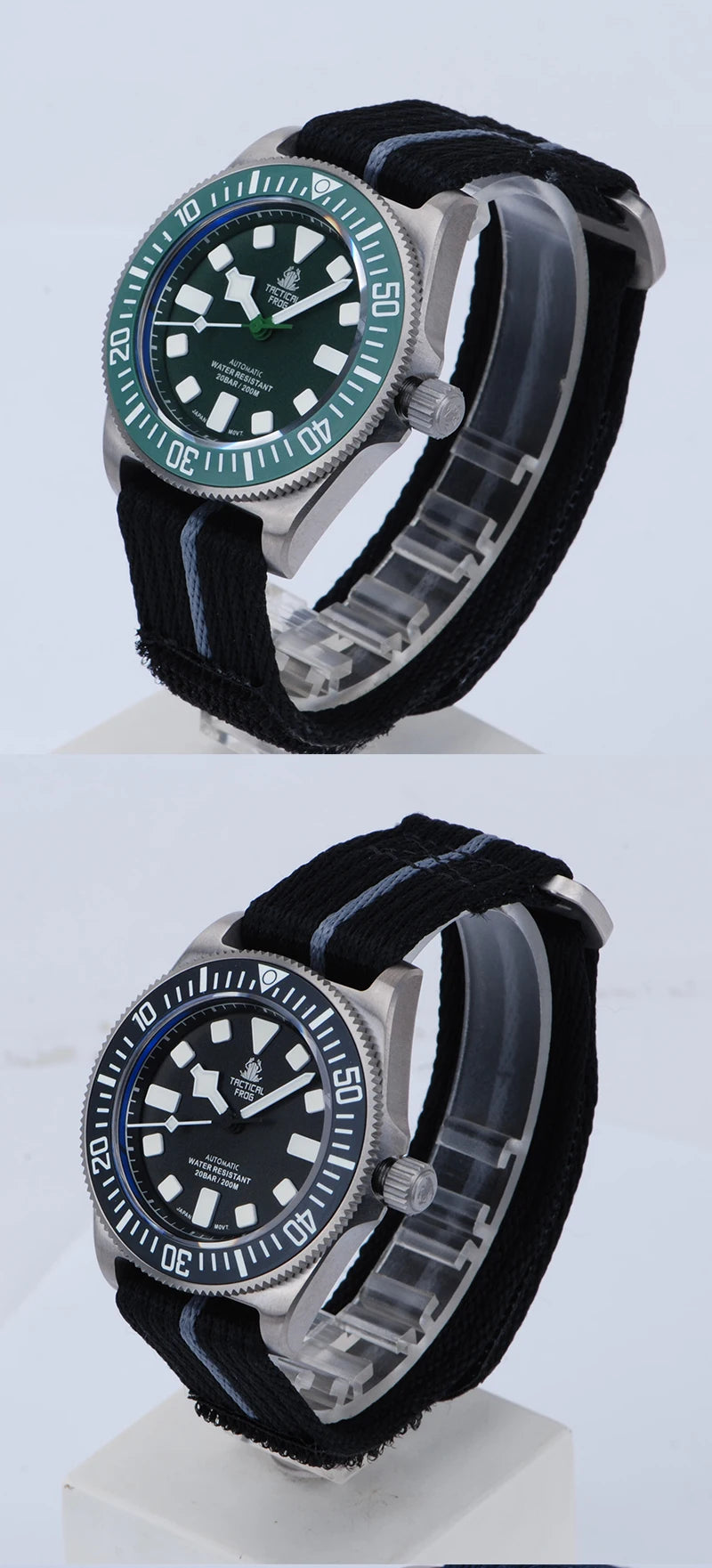 Reloj Mecánico Automático HEIMDALLR Titanio Buceo 200M Zafiro NH35