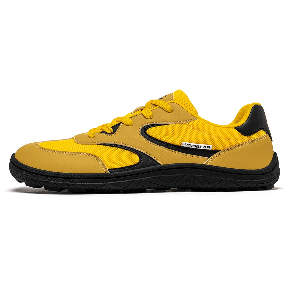 Zapatos de Senderismo de Horma Ancha para Mujer HOBIBEAR, Zapatillas Minimalistas Unisex, Estilo Barefoot, Zero Drop, Clásicas, Retro, para Caminar