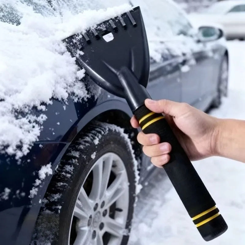 Pala de nieve para coche, raspador de nieve, raspador de descongelación para raspador de nieve para invierno, raspador de nieve de vidrio, herramienta de limpieza de nieve, 1 ud.