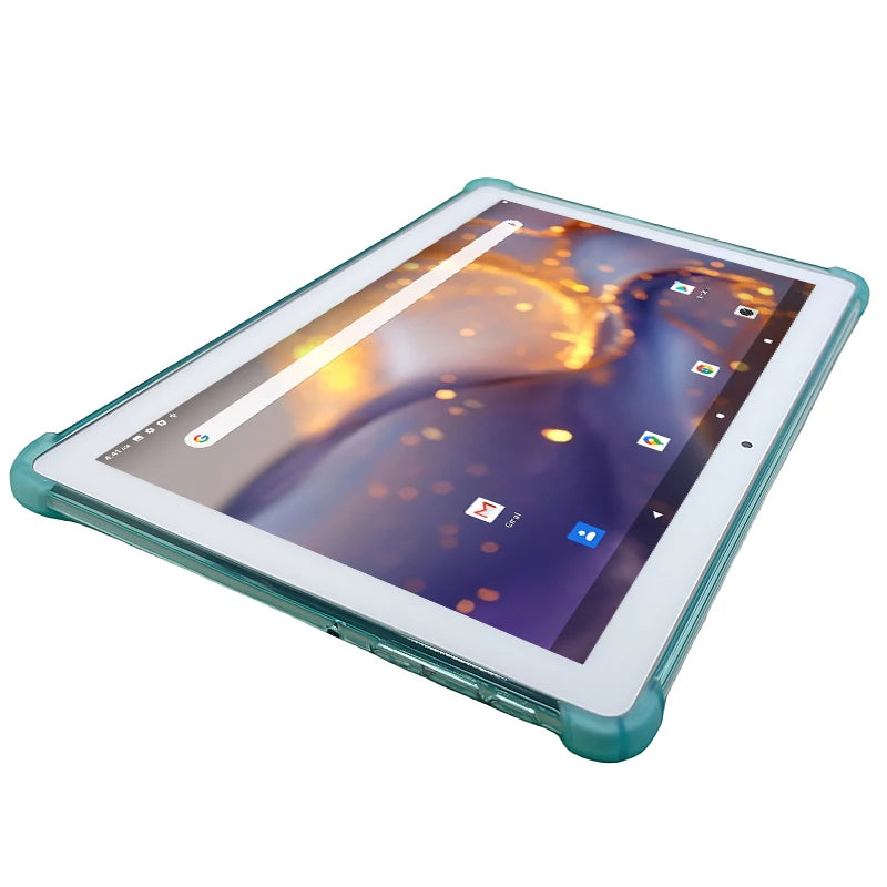 K31 Android 10 tabletas PC 10,1 pulgadas MTK9863 CPU de cuatro núcleos resolución IPS 1920*1200 tipo C 6000mAh funda de silicona de regalo
