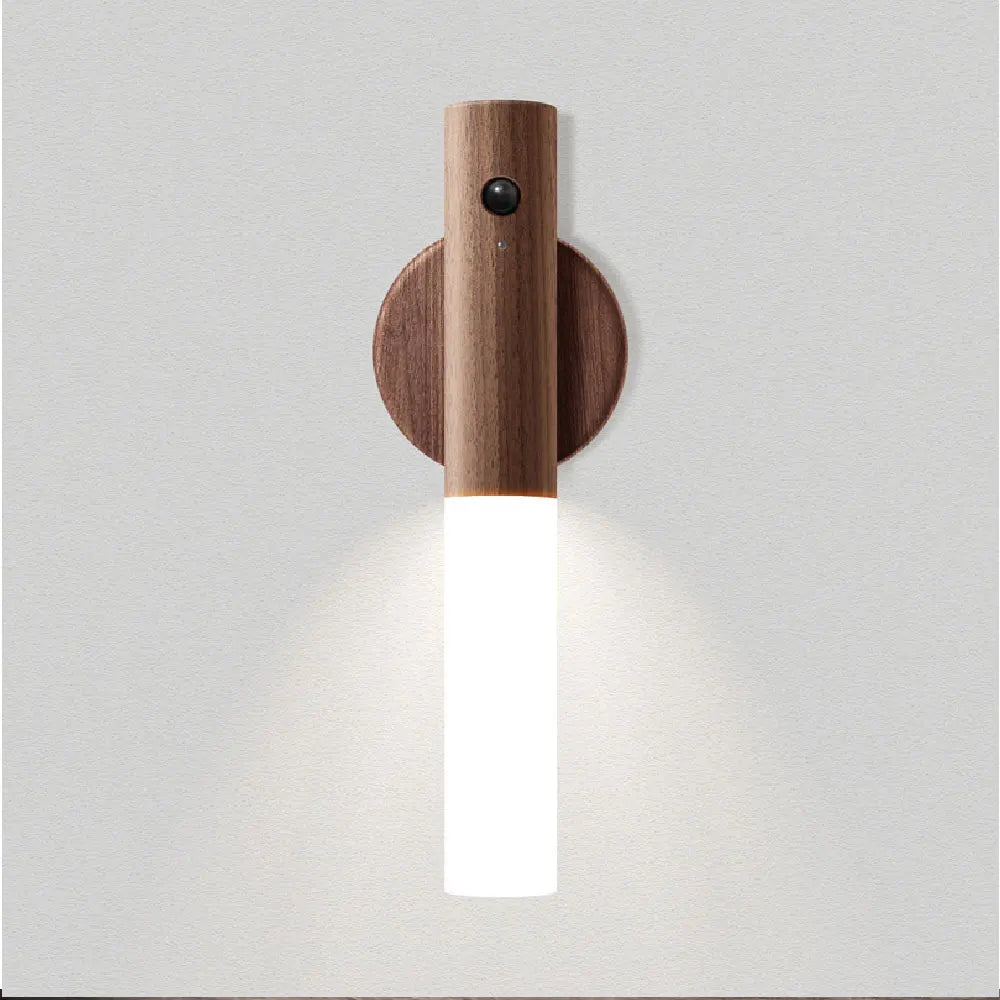 Luz LED nocturna USB, lámpara de pared magnética, armario de cocina, luz para el hogar, escalera, dormitorio, mesa, lámpara de movimiento, iluminación de noche