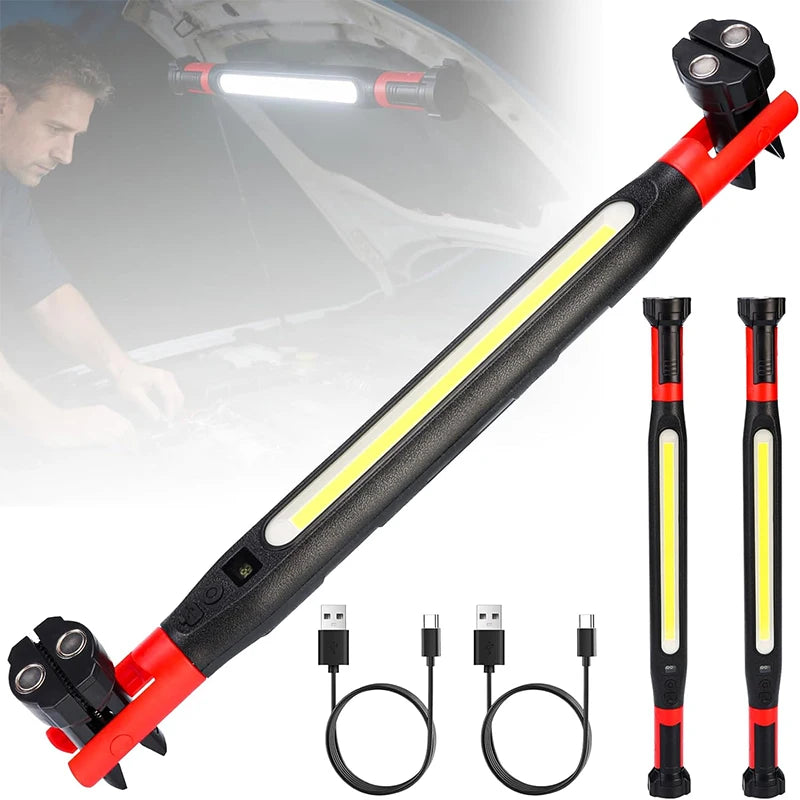 Luz de Trabajo LED Magnética para Reparación Auto