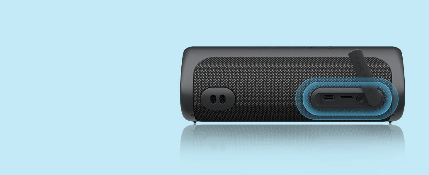 Ortizan Altavoz Bluetooth Portátil con Sonido HD de 24 W, Altavoces Bluetooth Inalámbrico 5.3, Entrada AUX, Tarjeta TF y USB, Luces LED, IPX7