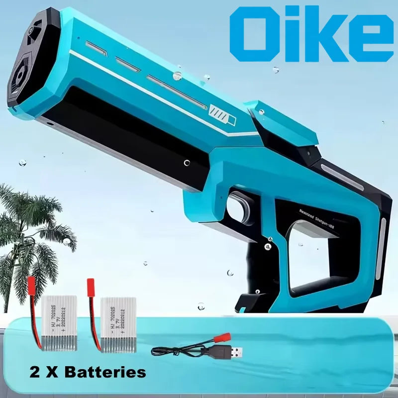 Pistola de Agua Eléctrica para Adultos, Potente Pistola de Agua Automática con Succión, Regalo de Verano, Juego para Playa, Piscina, Jardín, Diversión al Aire Libre