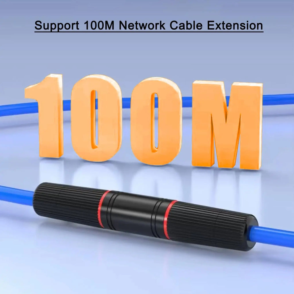 Conector RJ45 impermeable IP67 para extensión de cable Ethernet exterior