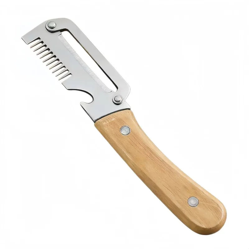 Picador y pelador multiusos de acero inoxidable para verduras y frutas