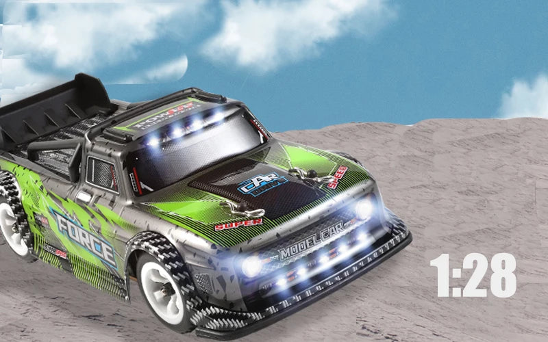 Wltoys RC 284019 Control remoto 1/28 30 Km/H Mosquito de carreras de alta velocidad 2,4 GHz todoterreno RTR Rally Drift Car