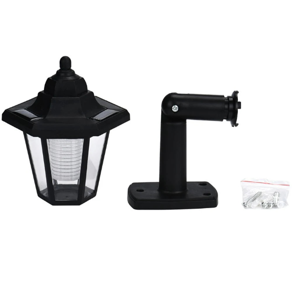 Lámpara Solar de Jardín LED para Exterior con Panel Solar