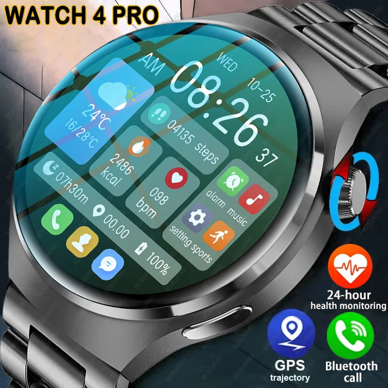 Reloj Inteligente 4 Pro GPS AMOLED Bluetooth