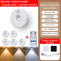 Lámpara LED para debajo del gabinete con Sensor de movimiento PIR, luz nocturna recargable regulable para escaleras, armario, habitación, pasillo, barra de tubo, bombilla detectora