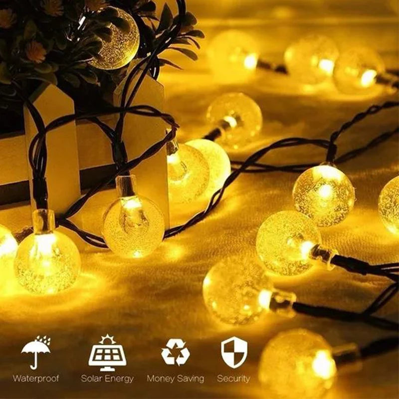 Guirnalda Solar de Luces de Hadas para Jardín