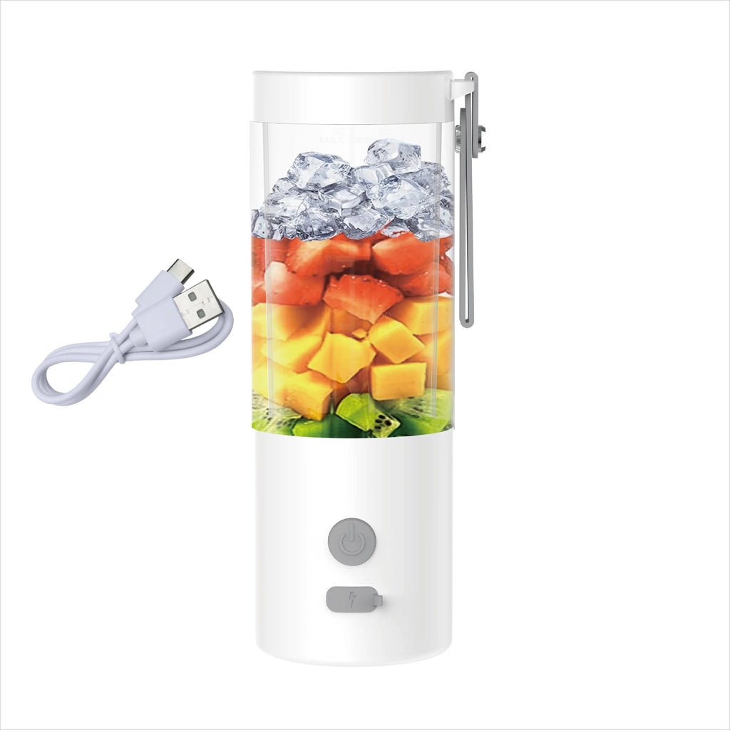 Mini Licuadora Portátil 450ml USB con 6 Cuchillas de Acero