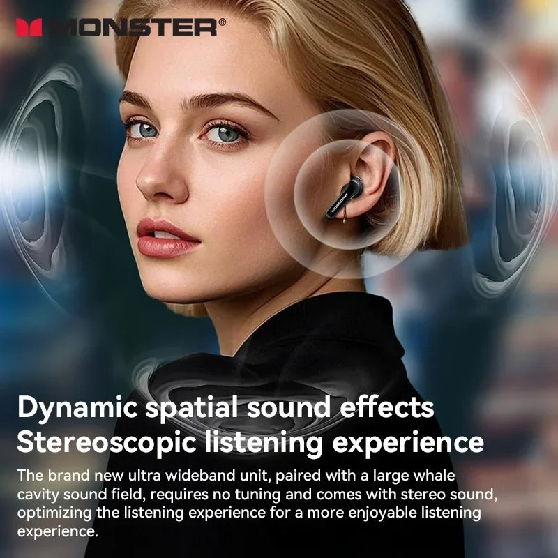 MONSTER GT15 Auriculares Bluetooth 5.4 Estéreo