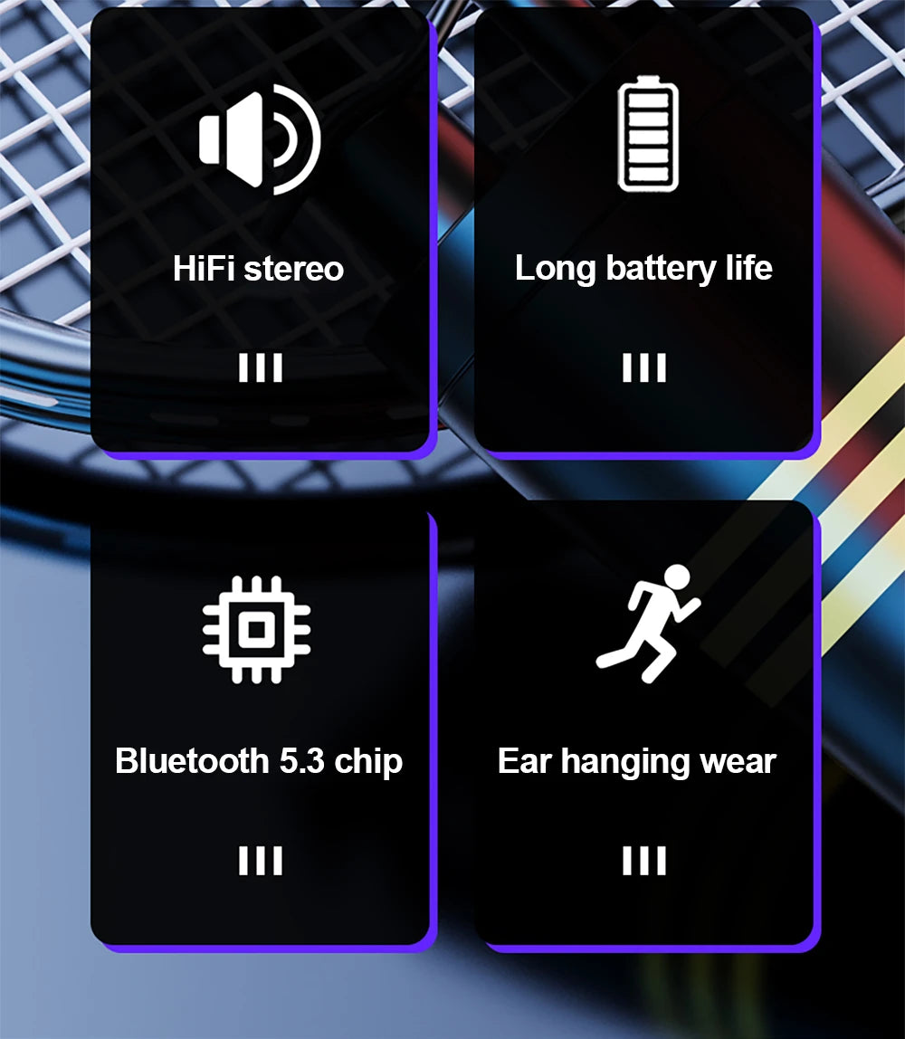 Auriculares Bluetooth TWS Lenovo LP75 Deportivos con Gancho y Micrófono