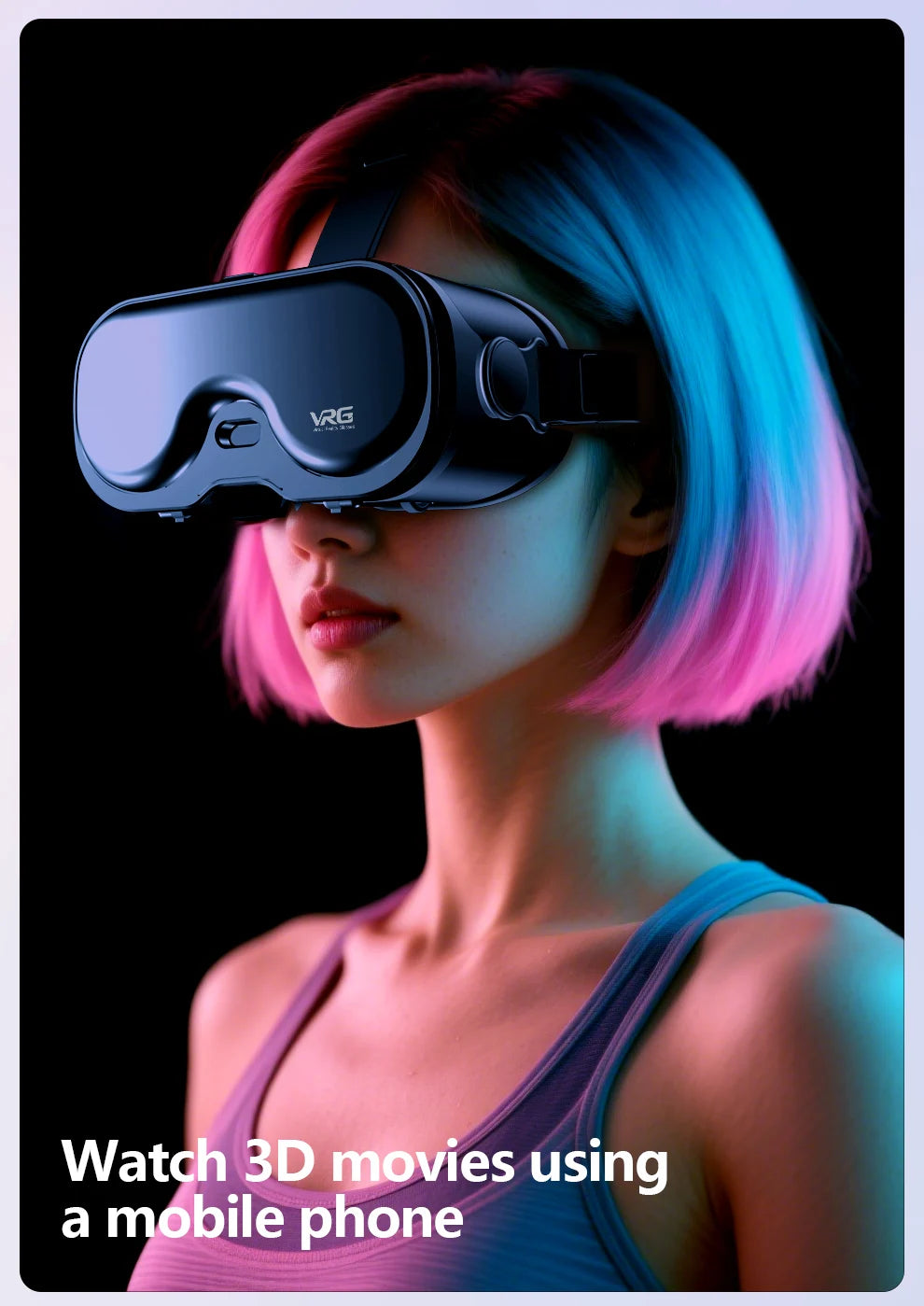 Gafas VR, Auriculares 3D, Dispositivos de Realidad Virtual, Casco, Lentes Viar, Gafas para Teléfono Inteligente, Controlador de Juegos Inteligente, Set de Gafas VR