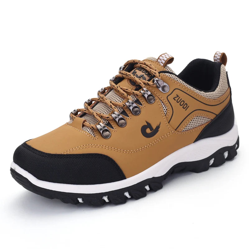 Zapatos informales de cuero para hombre, zapatillas deportivas para correr, Tenis ligeros para caminar, Otoño e Invierno