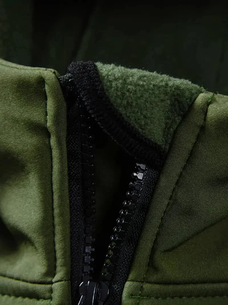 Chaqueta Táctica Militar Impermeable con Capucha para Hombre