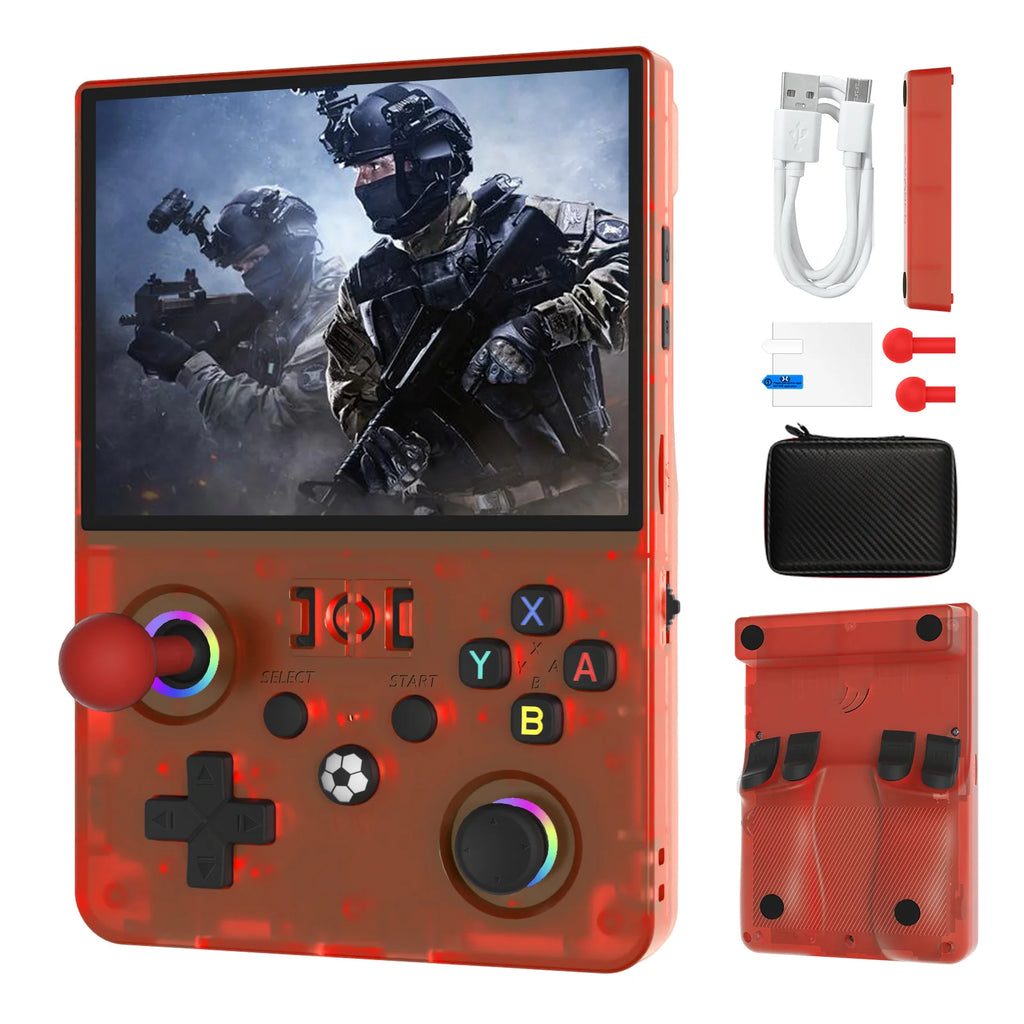 Consola de Juegos Retro R36MAX2, Pantalla HD 4.5 Pulgadas 1024x768, 128GB