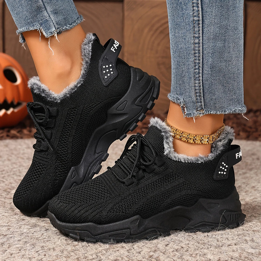 Zapatillas Deportivas de Invierno para Mujer - Suela Antideslizante