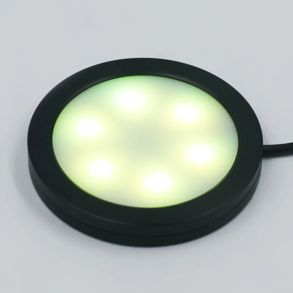 Luz RGB remota de 24 teclas para debajo de gabinete, interruptor USB de 5V, Kit de 1 2 4 6 luces, lámpara delgada para vitrina de cocina, acento de escritorio para Bar en casa