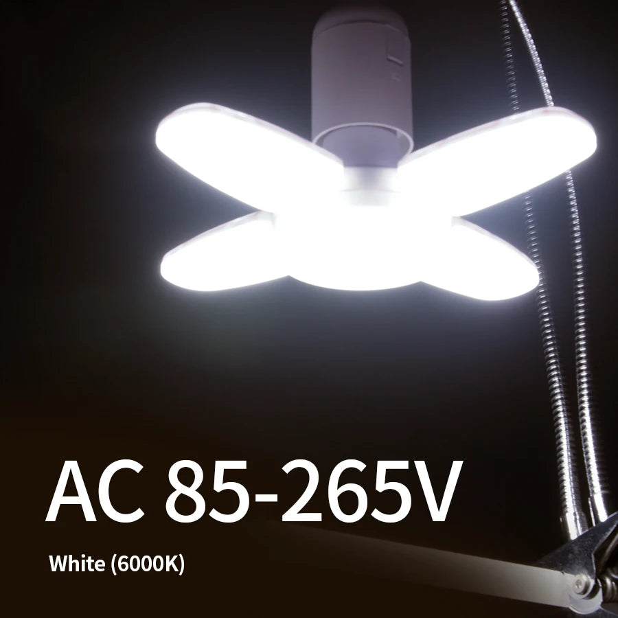 Bombilla LED Plegable E27 para el Hogar y Garaje