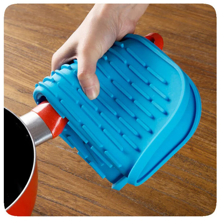 Soporte para ollas de silicona Flexible y duradero, posavasos para vajilla, soporte para ollas, almohadilla caliente antideslizante resistente al calor, almohadilla aislante para vajilla