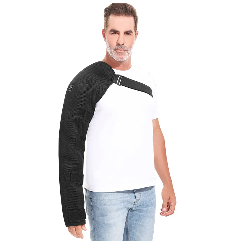 Almohadilla Térmica de Brazo con Masajeador Vibratorio para Alivio del Dolor