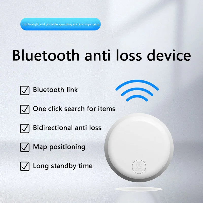 Rastreador Bluetooth Antipérdida Mini - GPS para Mascotas, Llaves y Bolsos