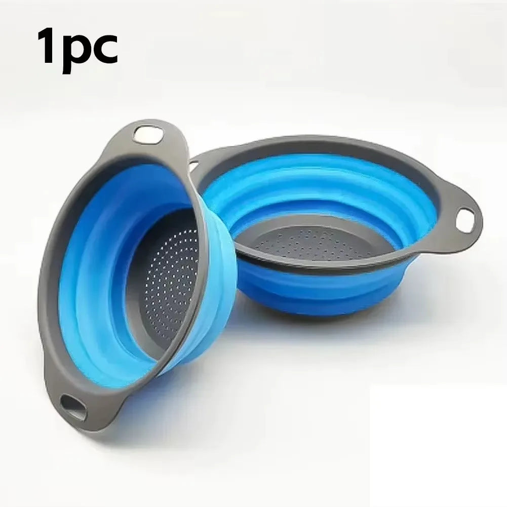 Escurridor Plegable de Silicona para Frutas y Verduras
