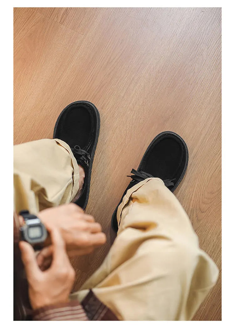 Zapatos descalzos con punta ancha para hombre, calzado informal retro clásico, zapatos ligeros para deportes al aire libre, zapatos para caminar, zapatos de trabajo de suela gruesa de color caqui