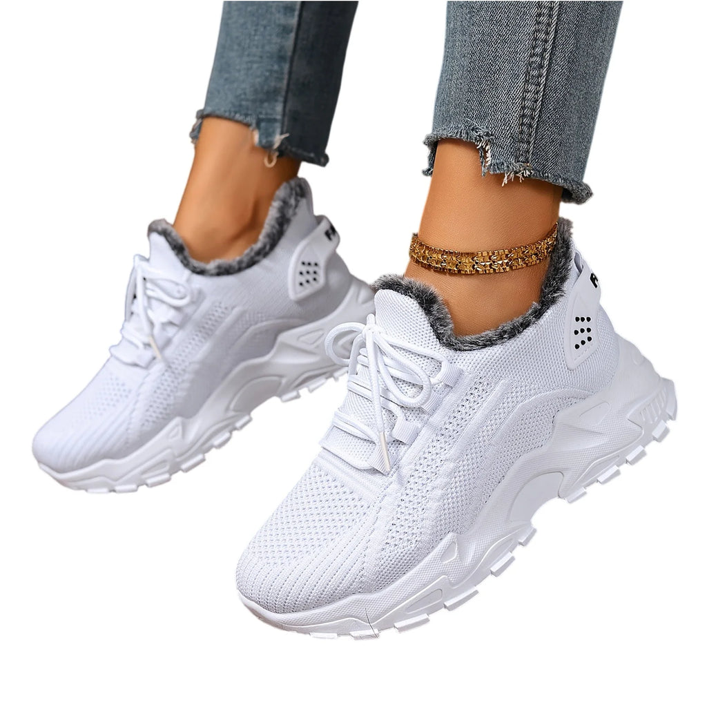 Zapatillas Deportivas de Invierno para Mujer - Suela Antideslizante