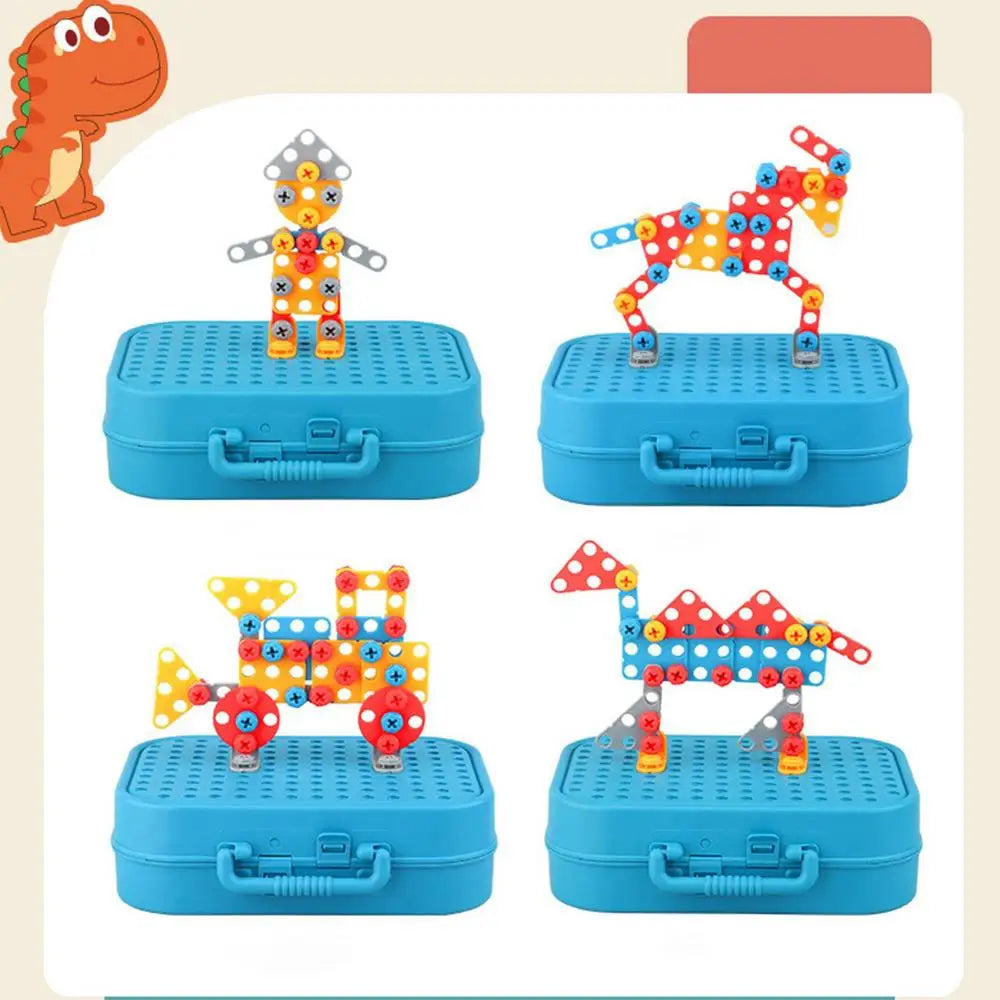 Set de Herramientas de Juguete para Niños con Taladro y Tuercas