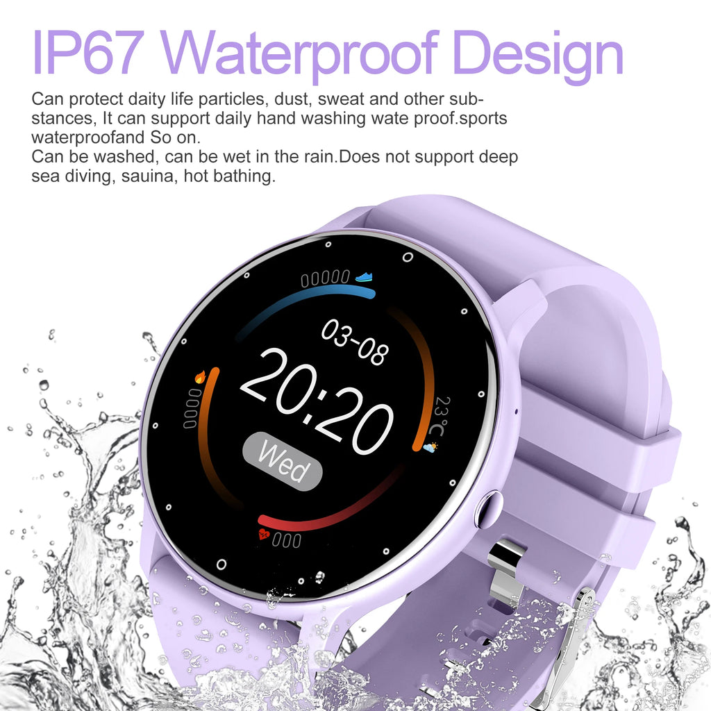 LIGE Reloj Inteligente Táctil IP68 Bluetooth