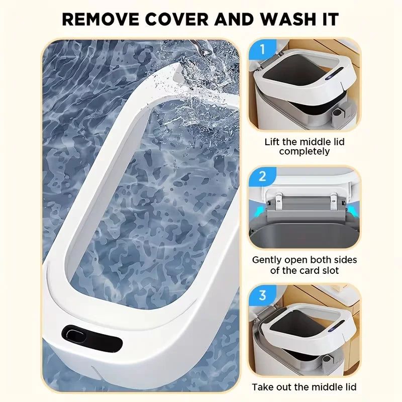 Papelera inteligente Joybos con sensor infrarrojo y carga USB