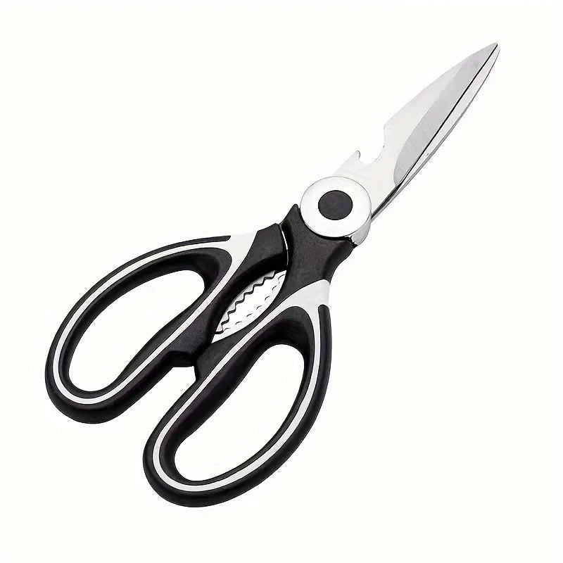 Tijeras de cocina multifuncionales, tijeras para cortar carne y pescado para el hogar, tijeras de acero inoxidable