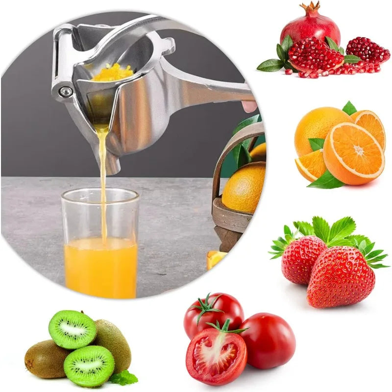 Exprimidor manual, exprimidor de jugo de fruta, herramienta extractora de exprimidor de cítricos resistente desmontable, exprimidor de aleación de metal de primera calidad