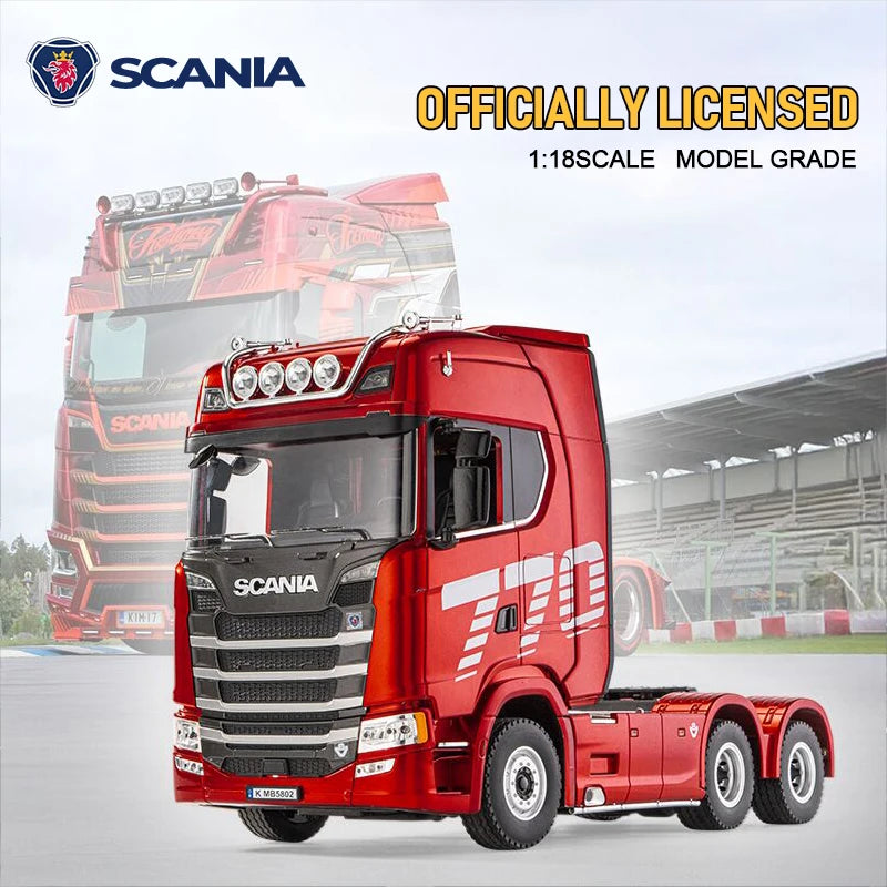 HUINA 1501 2,4G RC camión con luz 1:18 4WD escala completa 19CH Control remoto coche aleación camión pesado remolque modelo juguete para regalo de chico