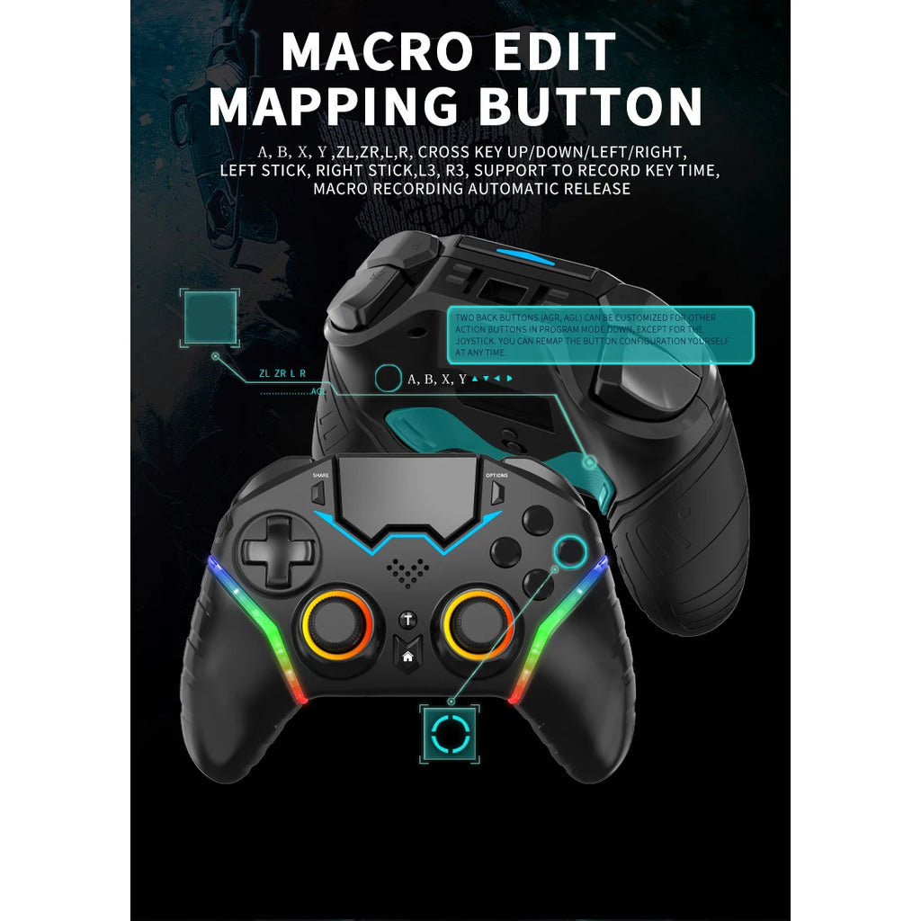 Controlador inalámbrico para PS4, PS3, PS, Playstation 4, 3, teléfono móvil, PC, Android, TV, Control, Bluetooth, Gamepad, Joystick para juegos