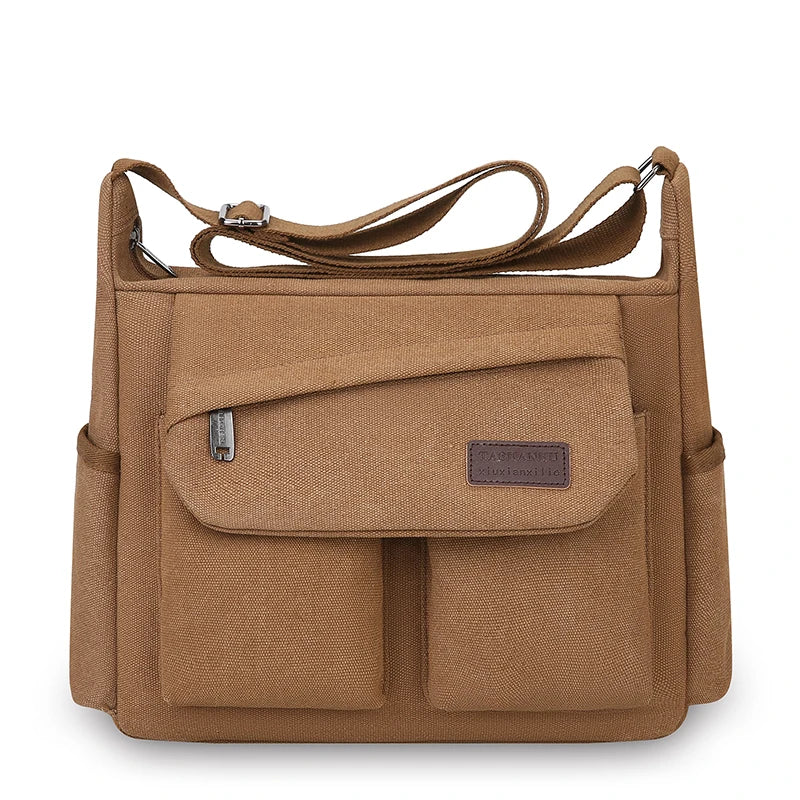 Bolso Bandolera para Hombre con Múltiples Bolsillos para Uso Urbano y Viajes