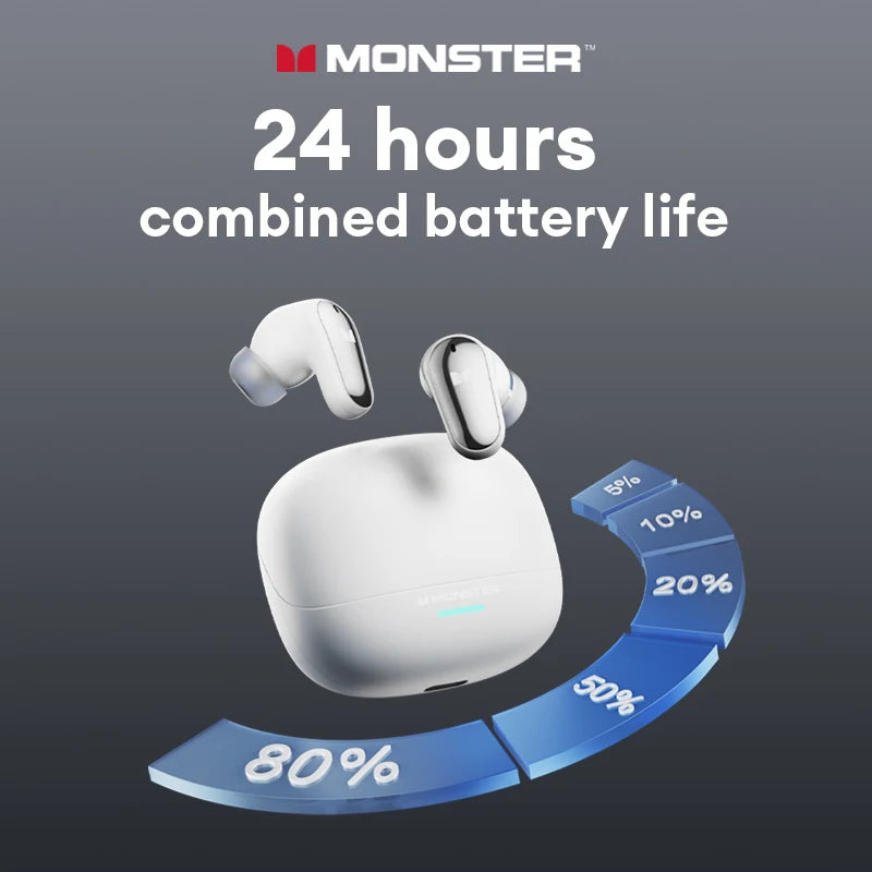 Auriculares Bluetooth Monster MQT52 TWS con Micrófono