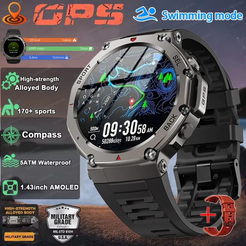 T-Rex 3 Ultra Reloj Inteligente Militar AMOLED