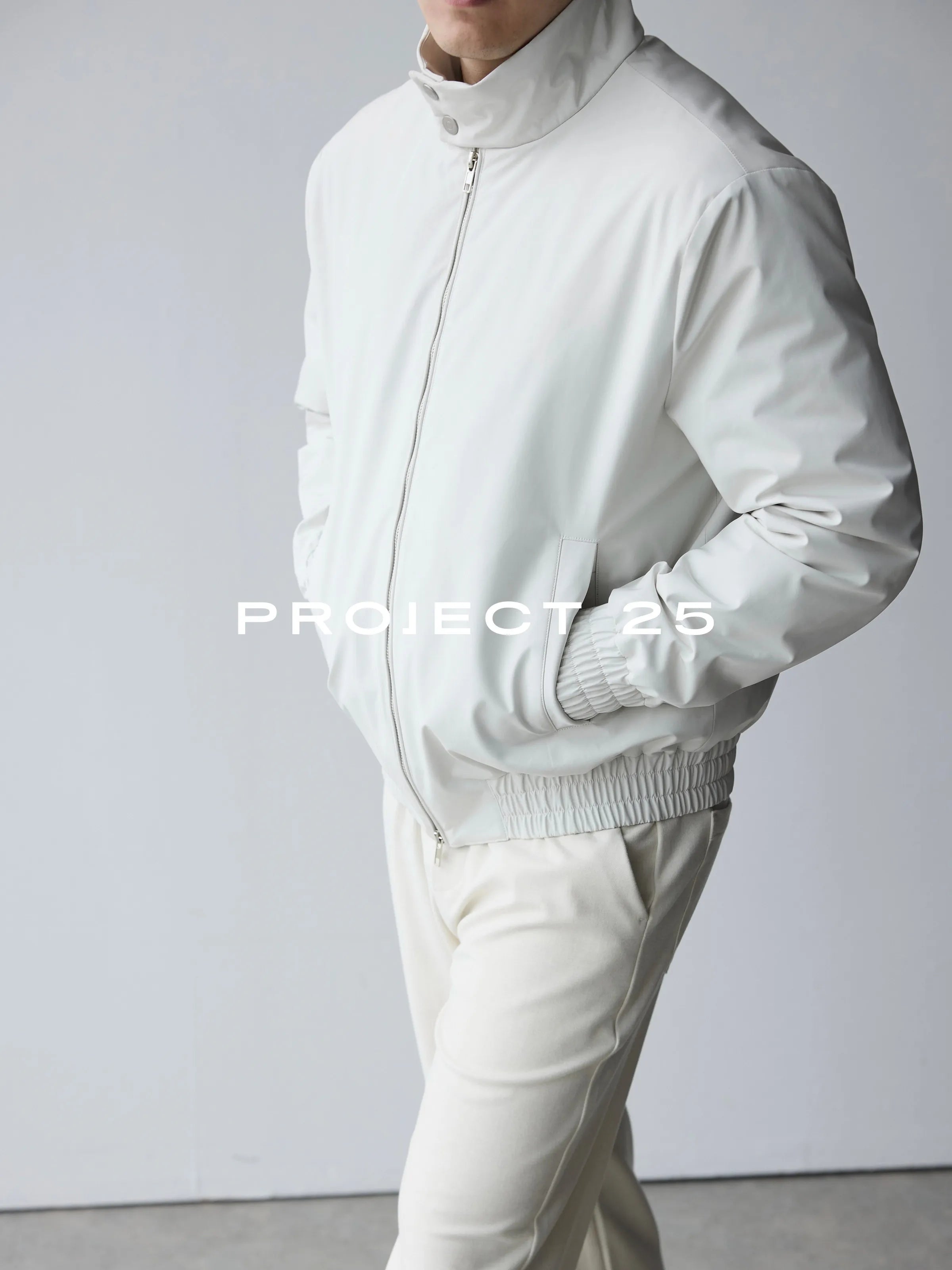 Chaqueta Acolchada con Cuello Alto para Hombre | Cortavientos Impermeable