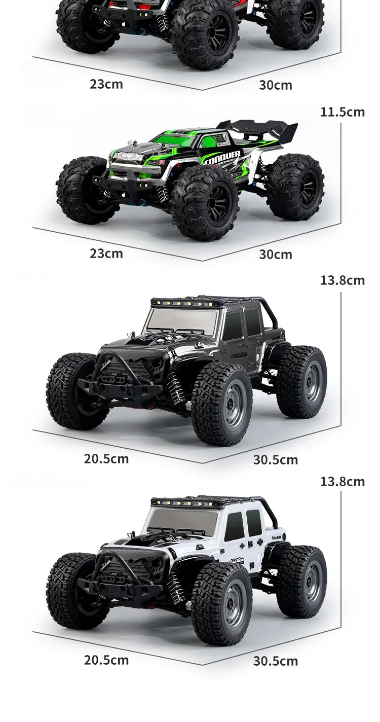 Coche RC MJX VS SCY 16101 16102 PRO 4WD 70Km/h 1/16 de Alta Velocidad, Monster Truck Todoterreno con Control Remoto, Vehículo Eléctrico